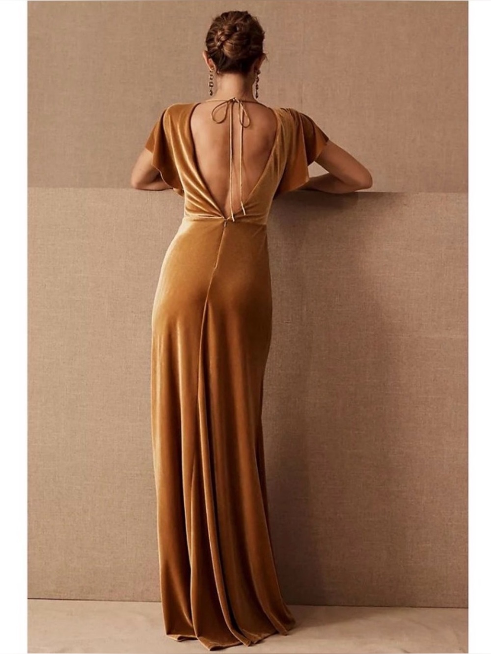 BHLDN *LIKE NEW* Jenny Yoo Ellis Velvet Dress - Picture 2 of 11